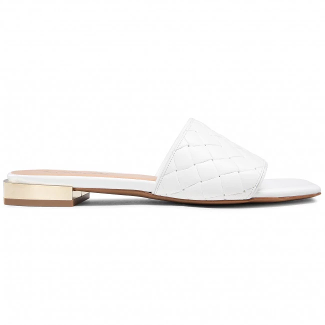 R.Polański Mules Et Sandales Mules / Sandales De Bain R.POLAŃSKI - 1313 Biała Plecionka Blanc 2 R.Polański Mules Et Sandales Mules / Sandales De Bain R.POLAŃSKI - 1313 Biała Plecionka Blanc – Image 2