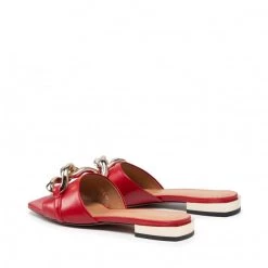 R.Polański Mules Et Sandales Mules / Sandales De Bain R.POLAŃSKI - 1271 Czerwony Lico Rouge -R.Polański Soldes Magasin 0000208912037 02 sw