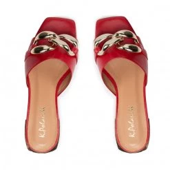 R.Polański Mules Et Sandales Mules / Sandales De Bain R.POLAŃSKI - 1271 Czerwony Lico Rouge -R.Polański Soldes Magasin 0000208912037 05 sw 1