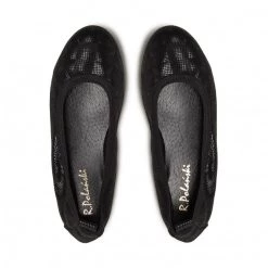 R.Polański Chaussures Basses Ballerines R.POLAŃSKI - 1102 Czarny 3D Noir -R.Polański Soldes Magasin 0000208992503 06 pa