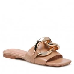 R.Polański Mules Et Sandales Mules / Sandales De Bain R.POLAŃSKI - 1326 Camel Lico Marron