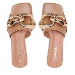 R.Polański Mules Et Sandales Mules / Sandales De Bain R.POLAŃSKI - 1326 Camel Lico Marron -R.Polański Soldes Magasin 0000209006063 06 rz 1