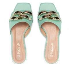 R.Polański Mules Et Sandales Mules / Sandales De Bain R.POLAŃSKI - 1271 Verde Acqua Vert -R.Polański Soldes Magasin 0000209177954 06 plj 1