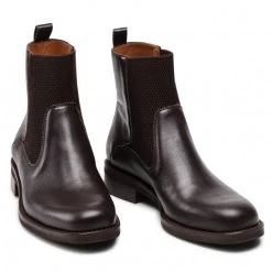 R.Polański Bottes Et Autres Bottines Chelsea R.POLAŃSKI - 1340 Brązowy Lico Marron -R.Polański Soldes Magasin 0000209477474 07 rz