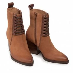 R.Polański Bottes Et Autres Bottines R.POLAŃSKI - 1344 Rudy Nubuk Marron -R.Polański Soldes Magasin 0000209478631 06 mg kopia