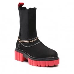 R.Polański Bottes Et Autres Bottines Chelsea R.POLAŃSKI - 1337 Czarny Nubuk Noir