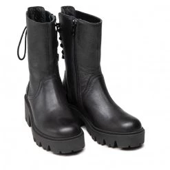 R.Polański Bottes Et Autres Bottines R.POLAŃSKI - 1365 Czarny Lico Noir -R.Polański Soldes Magasin 0000209479843 03 ph