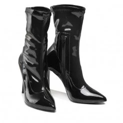 R.Polański Bottes Et Autres Bottines R.POLAŃSKI - 1360 Czarny Lakier Noir -R.Polański Soldes Magasin 0000209481679 05 pl