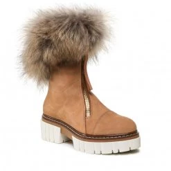 R.Polański Bottes Et Autres Bottines R.POLAŃSKI - 1390 Camel Nubuk Marron