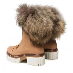 R.Polański Bottes Et Autres Bottines R.POLAŃSKI - 1390 Camel Nubuk Marron -R.Polański Soldes Magasin 0000209554540 02 rz