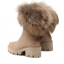 R.Polański Bottes Et Autres Bottines R.POLAŃSKI - 1405/K Ekri Nubuk Beige -R.Polański Soldes Magasin 0000209731200 02 rz