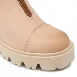 R.Polański Bottes Et Autres Bottines R.POLAŃSKI - 1405/K Ekri Nubuk Beige -R.Polański Soldes Magasin 0000209731200 03 rz