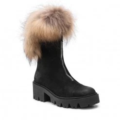 R.Polański Bottes Et Autres Bottines R.POLAŃSKI - 1405/K Czarny Nubuk Noir