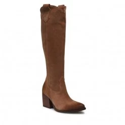 R.Polański Bottes Et Autres Bottes R.POLAŃSKI - 1414 Camel Zamsz 546 Marron