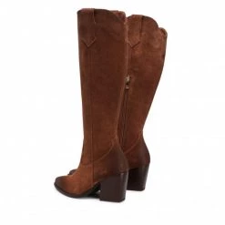 R.Polański Bottes Et Autres Bottes R.POLAŃSKI - 1414 Tabacco Zamsz Marron -R.Polański Soldes Magasin 0000300009369 02 rz