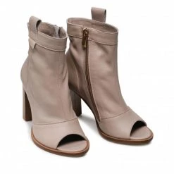 R.Polański Bottes Et Autres Bottines R.POLAŃSKI - 1412 Beżowy Lico Beige -R.Polański Soldes Magasin 0000300010921 04 rz