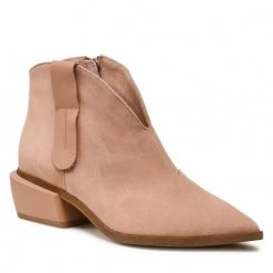 R.Polański Bottes Et Autres Bottines R.POLAŃSKI - 1425 Beżowy Zamsz Beige