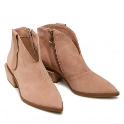 R.Polański Bottes Et Autres Bottines R.POLAŃSKI - 1425 Beżowy Zamsz Beige -R.Polański Soldes Magasin 0000300011232 04 rz 1