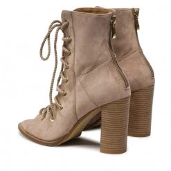 R.Polański Bottes Et Autres Bottines R.POLAŃSKI - 1406 Mokka Zamsz Beige -R.Polański Soldes Magasin 0000300011546 02 rz 1