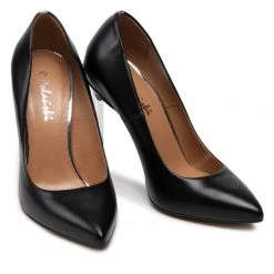 R.Polański Chaussures Basses Talons Aiguilles R.POLAŃSKI - 1223 Czarny Lico Noir -R.Polański Soldes Magasin 0000300017999 03 plj