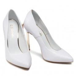 R.Polański Chaussures Basses Talons Aiguilles R.POLAŃSKI - 1223 Biały Lico/Złoty Blanc 10 R.Polański Chaussures Basses Talons Aiguilles R.POLAŃSKI - 1223 Biały Lico/Złoty Blanc -R.Polański Soldes Magasin 0000300019368 03 plj