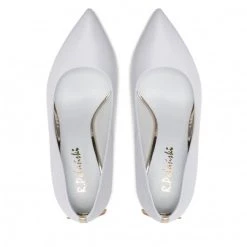 R.Polański Chaussures Basses Talons Aiguilles R.POLAŃSKI - 1223 Biały Lico/Złoty Blanc 11 R.Polański Chaussures Basses Talons Aiguilles R.POLAŃSKI - 1223 Biały Lico/Złoty Blanc -R.Polański Soldes Magasin 0000300019368 05 plj