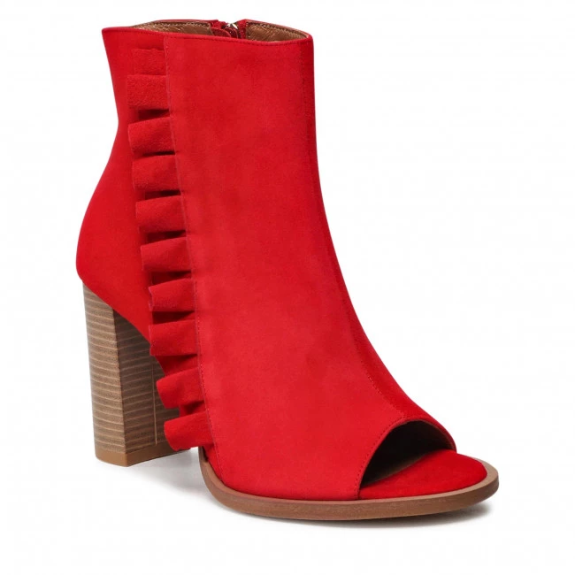 R.Polański Bottes Et Autres Bottines R.POLAŃSKI - 1413 Czerwony Zamsz Rouge 1 R.Polański Bottes Et Autres Bottines R.POLAŃSKI - 1413 Czerwony Zamsz Rouge