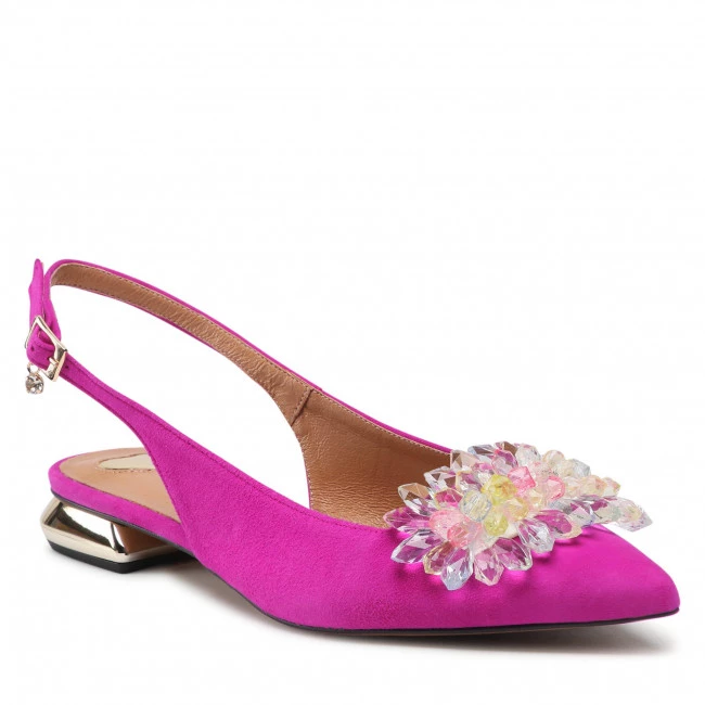 R.Polański Mules Et Sandales Sandales R.POLAŃSKI - 1015/L Fuksja Zamsz Violet 1 R.Polański Mules Et Sandales Sandales R.POLAŃSKI - 1015/L Fuksja Zamsz Violet