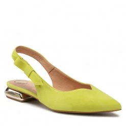 R.Polański Mules Et Sandales Sandales R.POLAŃSKI - 1017/L Limonka Zamsz Vert