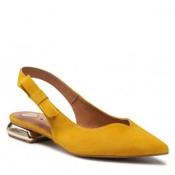 R.Polański Mules Et Sandales Sandales R.POLAŃSKI - 1017/L Żółty Zamsz Jaune