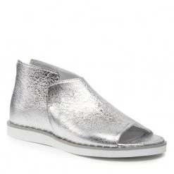 R.Polański Mules Et Sandales Sandales R.POLAŃSKI - 1464 Srebrny Kryształ Argent