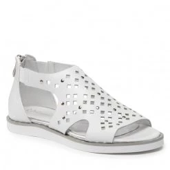 R.Polański Mules Et Sandales Sandales R.POLAŃSKI - 1468 Biały Lico Blanc