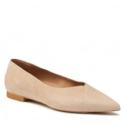 R.Polański Chaussures Basses Ballerines R.POLAŃSKI - 1474 Capuccino Zamsz Beige