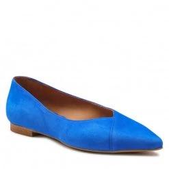 R.Polański Chaussures Basses Ballerines R.POLAŃSKI - 1474 Chaber Zamsz Bleu