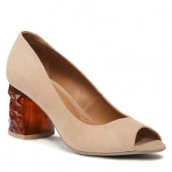 R.Polański Chaussures Basses R.POLAŃSKI - 1475 Beżowy Zamsz Beige