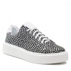 R.Polański Chaussures Basses Sneakers R.POLAŃSKI - 1476 Biały/Czarny Noir