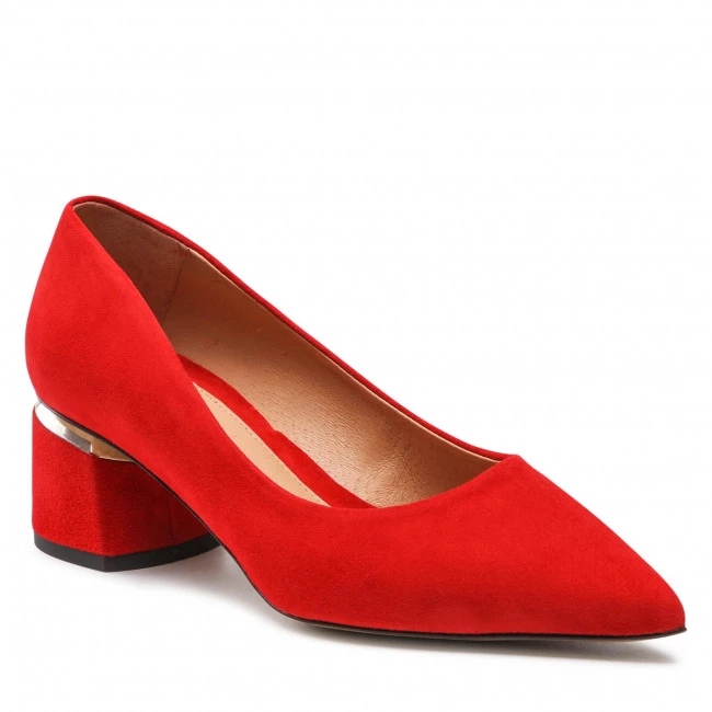 R.Polański Chaussures Basses R.POLAŃSKI - 1477 Czerwony Zamsz Rouge 1 R.Polański Chaussures Basses R.POLAŃSKI - 1477 Czerwony Zamsz Rouge