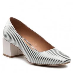 R.Polański Chaussures Basses R.POLAŃSKI - 1480 Biały/Grafit Blanc, Argent