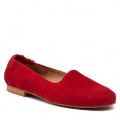 R.Polański Chaussures Basses R.POLAŃSKI - 1482 Czerwony Zamsz Rouge