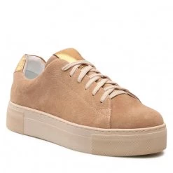 R.Polański Chaussures Basses Sneakers R.POLAŃSKI - 1483 Cappucino Zamsz Beige