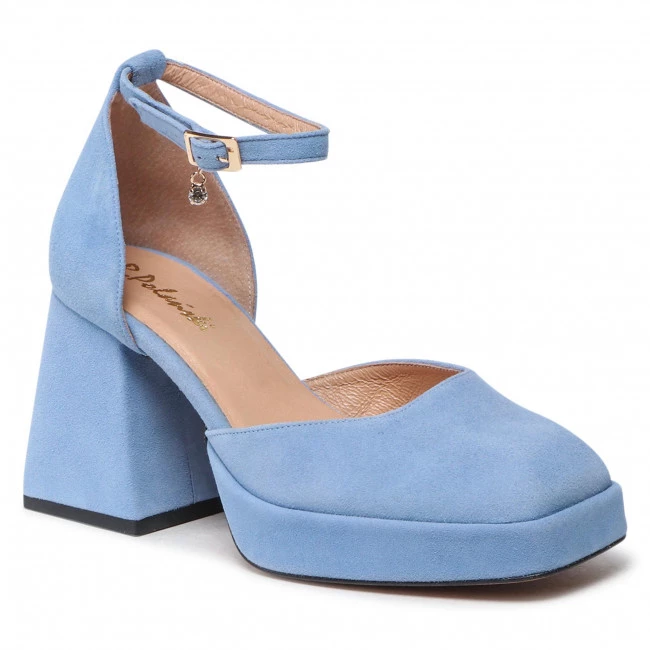 R.Polański Chaussures Basses R.POLAŃSKI - 1454 Błękitny Zamsz Bleu 1 R.Polański Chaussures Basses R.POLAŃSKI - 1454 Błękitny Zamsz Bleu