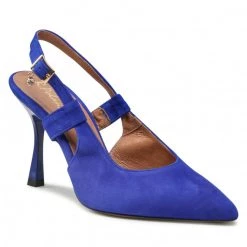 R.Polański Mules Et Sandales Sandales R.POLAŃSKI - 1442 Chaber Zamsz Bleu Marine