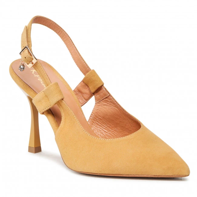 R.Polański Mules Et Sandales Sandales R.POLAŃSKI - 1442 Yellow Zamsz Jaune 1 R.Polański Mules Et Sandales Sandales R.POLAŃSKI - 1442 Yellow Zamsz Jaune