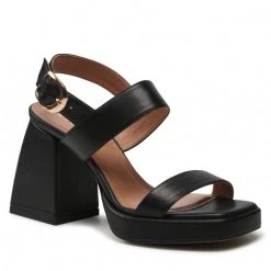 R.Polański Mules Et Sandales Sandales R.POLAŃSKI - 1451 Czarna Polina Lico Noir