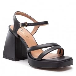 R.Polański Mules Et Sandales Sandales R.POLAŃSKI - 1458 Czarna Polina Lico Noir