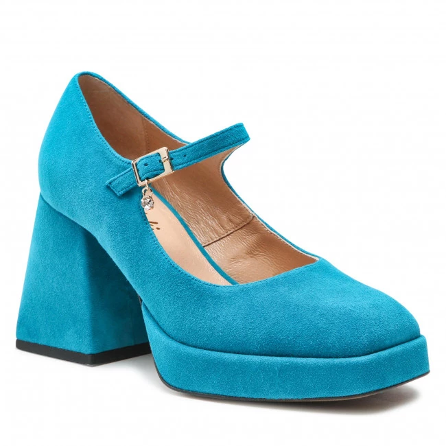 R.Polański Chaussures Basses R.POLAŃSKI - 1453 Turkusowy Zamsz Bleu 1 R.Polański Chaussures Basses R.POLAŃSKI - 1453 Turkusowy Zamsz Bleu