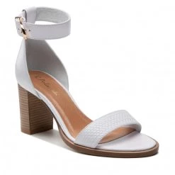 R.Polański Mules Et Sandales Sandales R.POLAŃSKI - 1450 Biały Polina Lico Blanc