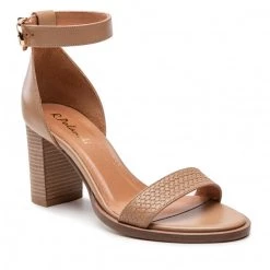 R.Polański Mules Et Sandales Sandales R.POLAŃSKI - 1450 Camel Lico Marron