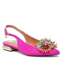 R.Polański Mules Et Sandales Sandales R.POLAŃSKI - 1488/L Fuchsia Zamsz Rose