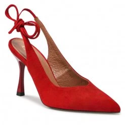 R.Polański Mules Et Sandales Sandales R.POLAŃSKI - 1421 Czerwony Zamsz Rouge